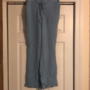 Light blue palazzo pants